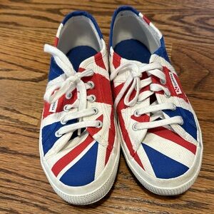 Kids Union Jack superga sneakers